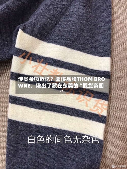 涉案金额近亿？奢侈品牌THOM BROWNE，揪出了藏在东莞的“假货帝国”-第2张图片