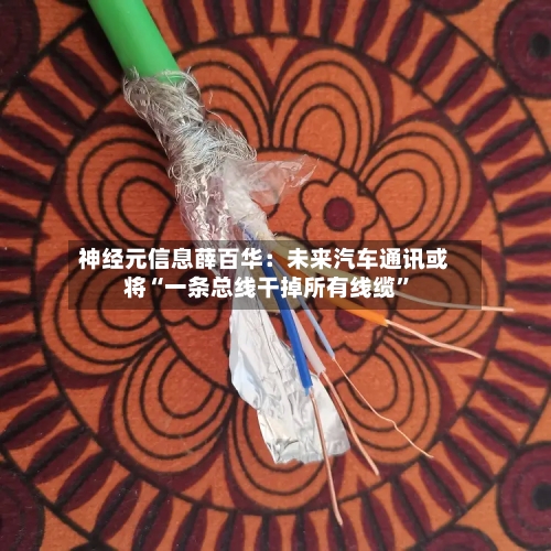 神经元信息薛百华：未来汽车通讯或将“一条总线干掉所有线缆	”-第2张图片