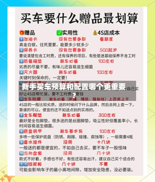 新手买车预算和配置哪个更重要?-第3张图片