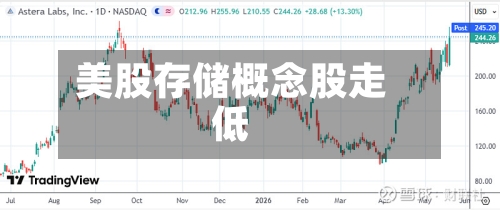 美股存储概念股走低