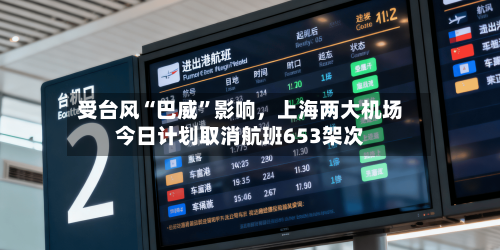受台风“巴威”影响，上海两大机场今日计划取消航班653架次-第2张图片