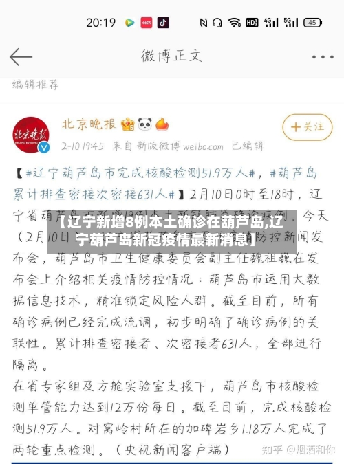 【辽宁新增8例本土确诊在葫芦岛,辽宁葫芦岛新冠疫情最新消息】-第1张图片