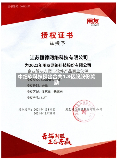 中细软科技授出合共1.8亿股股份奖励-第2张图片