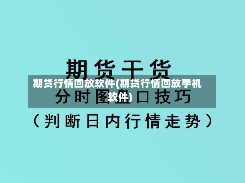 期货行情回放软件(期货行情回放手机软件)-第1张图片