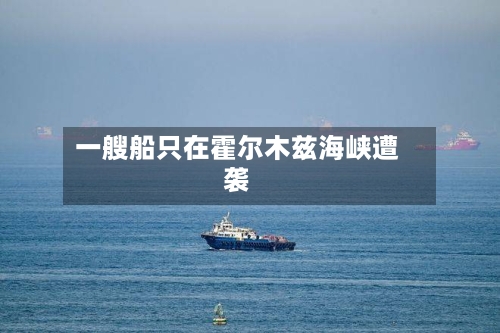 一艘船只在霍尔木兹海峡遭袭-第2张图片