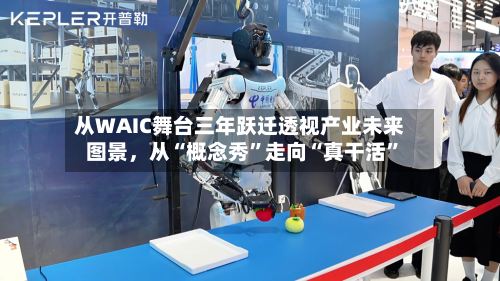 从WAIC舞台三年跃迁透视产业未来图景	，从“概念秀	”走向“真干活”-第2张图片