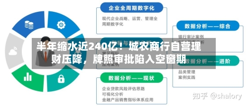 半年缩水近240亿！城农商行自营理财压降，牌照审批陷入空窗期-第3张图片