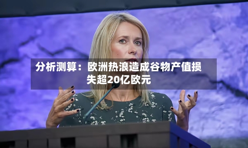 分析测算：欧洲热浪造成谷物产值损失超20亿欧元-第1张图片