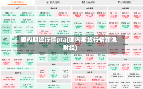 国内期货行情pta(国内期货行情新浪财经)-第2张图片