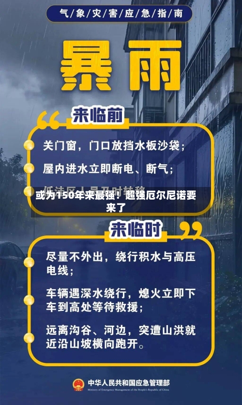 或为150年来最强!超强厄尔尼诺要来了-第2张图片