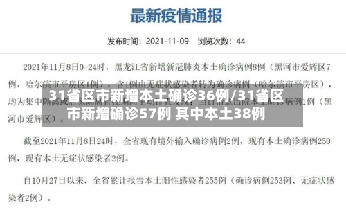 31省区市新增本土确诊36例/31省区市新增确诊57例 其中本土38例-第2张图片