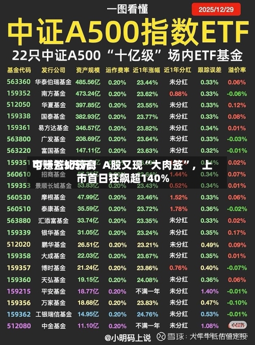 中一签比较高可赚7.5万元！A股又现“大肉签”，上市首日狂飙超140%-第2张图片