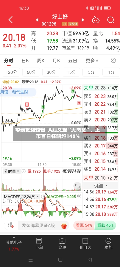 中一签比较高可赚7.5万元！A股又现“大肉签”，上市首日狂飙超140%-第3张图片