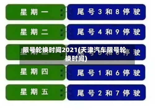 限号轮换时间2021(天津汽车限号轮换时间)