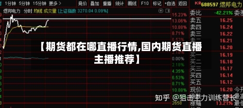 【期货都在哪直播行情,国内期货直播主播推荐】-第2张图片