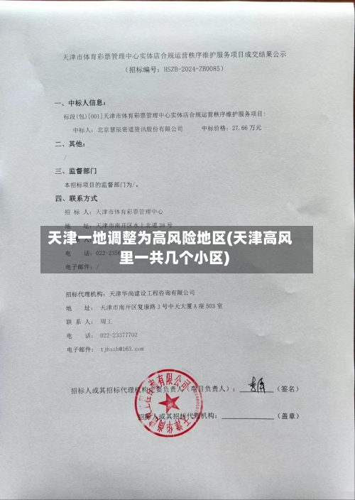 天津一地调整为高风险地区(天津高风里一共几个小区)