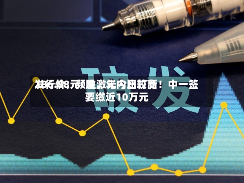 186.88元/股,年内比较高
发行价,频准激光今日打新!中一签要缴近10万元